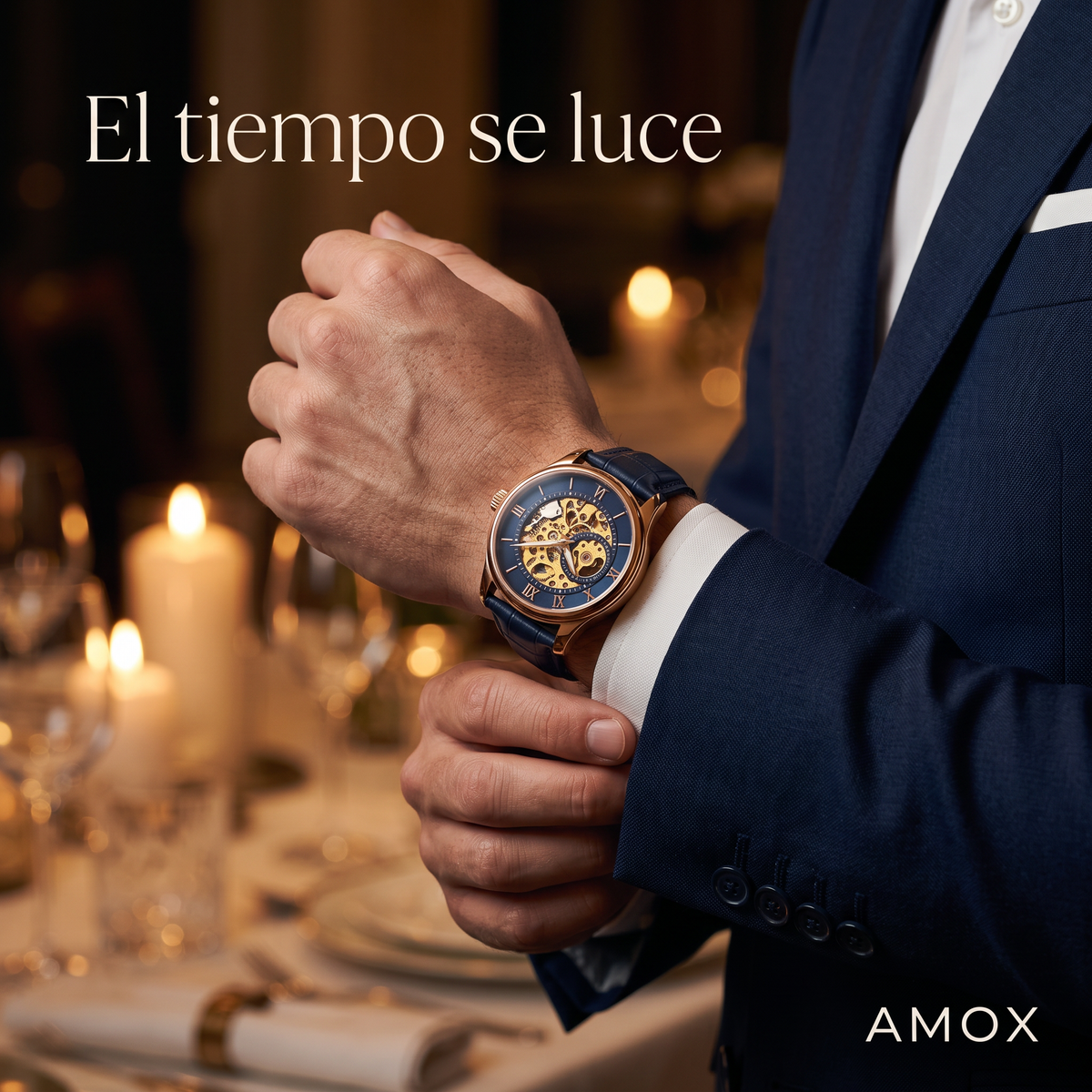 Reloj Classic Skeleton Automático Hombre