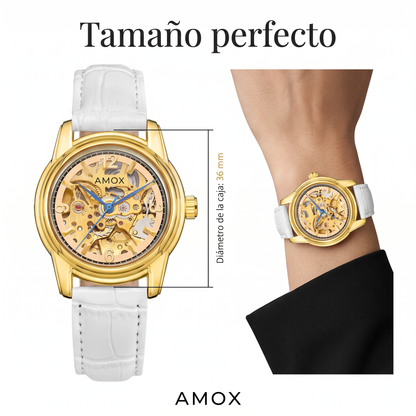 Reloj Aurora Skeleton Mujer