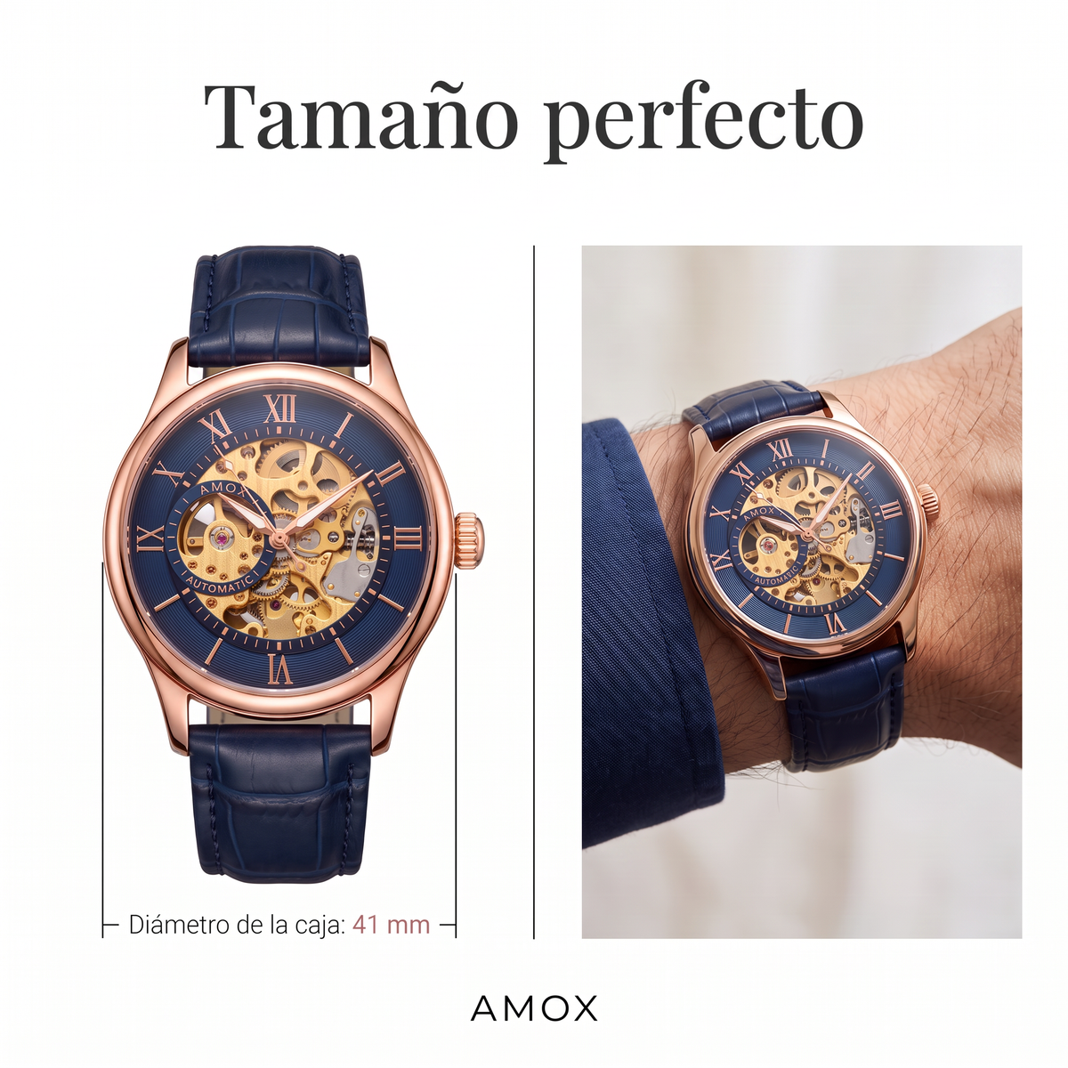 Reloj Classic Skeleton Automático Hombre
